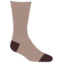 7mesh - Gravity Sock - Radsocken Gr 43-45 braun