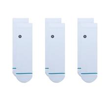 Stance - Icon Quarter 3 Pack - Multifunktionssocken Gr 35-37 grau