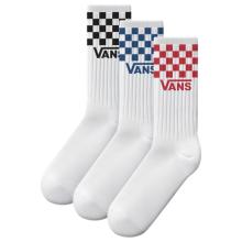 Vans - Classic Check Crew - Multifunktionssocken Gr 14-17 weiß/grau