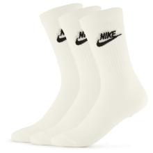 Nike - Sportswear Everyday Essential Crew Socks 3-Pack - Multifunktionssocken Gr 34-38 - EU: 34-38 grau/weiß