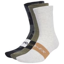 adidas Terrex - TRX MT Sock 3-Pack - Multifunktionssocken Gr 37-39 grau