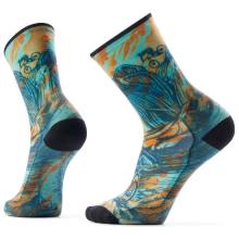 Smartwool - Bike Zero Cushion Rugged Ride Print Crew - Radsocken Gr 38-41 bunt