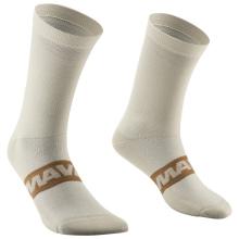Mavic - Essential Mid Socks - Radsocken Gr 39-42 grau/beige