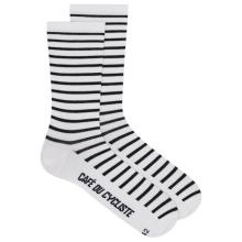 CAFÉ DU CYCLISTE - Breton - Radsocken Gr 35-38 grau/weiß