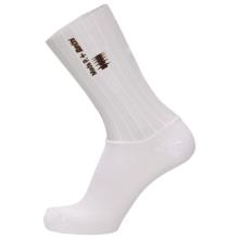 Santini - Mads Pedersen Momentum Series Aero Socks - Radsocken Gr 36-39 grau