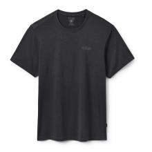 Rab - Crimp Logo Tee - Funktionsshirt Gr S grau/schwarz
