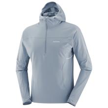 Salomon - Sense Aero Hybrid Half Zip Hoodie - Funktionsshirt Gr S grau