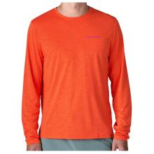 Patagonia - L/S Cap Cool Daily Shirt Boardshort Logo - Funktionsshirt Gr XS rot