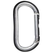 Kong - Oval Schraubkarabiner - Schnappkarabiner grau