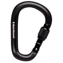 Black Diamond - Pearlock Screwgate Carabiner - HMS-Karabiner schwarz