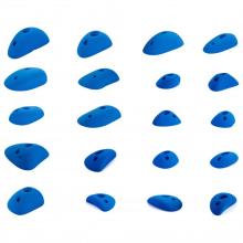 blue pill - Small Mix - Klettergriffe Gr S/M blau/weiß