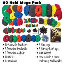 Metolius - Mega Pack 60 - Klettergriffe Gr 60 Holds weiß
