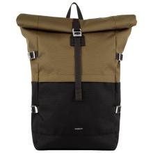 Sandqvist - Icon Rolltop Backpack 26 - Daypack schwarz/braun