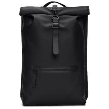 Rains - Rolltop Rucksack W3 17 - Daypack schwarz