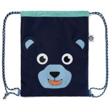 Affenzahn - Kid's Sportbeutel Bär - Kinderrucksack blau