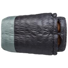 Big Agnes - King Solomon 20 - Daunenschlafsack Gr 183 cm - Double Wide schwarz/grün