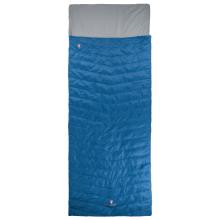 Grüezi Bag - Biopod Wolle Almhütte - Kunstfaserschlafsack Gr bis 175 cm Körpergröße - 200 x 77 cm blau