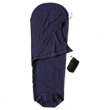 Cocoon - Micro-Fleece MummyLiner - Reiseschlafsack Gr 220 x 80/60 cm schwarz/blau/lila