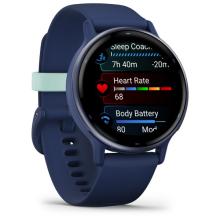 Garmin - Vivoactive 5 - Multifunktionsuhr kapitänsblau /blau