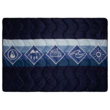 Wave Hawaii - Multifunc Outdoor Blanket D2 - Decke Gr 200 x 140 cm blau