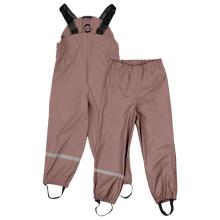 Mikk-Line - Kid's PU Rain Pant with Suspenders 104 - Regenhose Gr 86 braun