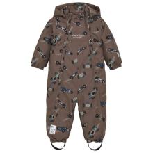 Minymo - Kid's Snow Suit AOP - Overall Gr 80 braun