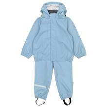 Mikk-Line - Kid's PU Rain Set with Suspenders - Overall Gr 86 blau