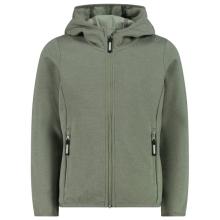 CMP - Girl's Jacket Fix Hood Jacquard Knitted - Fleecejacke Gr 116 oliv