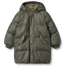 WHEAT - Kid's Pu Pufferjacke Küste - Winterjacke Gr 110 oliv