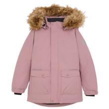 Color Kids - Girl's Parka with Fake Fur - Parka Gr 92 rosa
