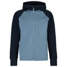 Stoic - Kid's MerinoFleece260 FlenSt. Jacket with Hood - Merinojacke Gr 152 blau
