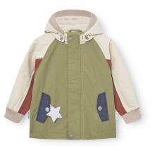 Mini A Ture - Kid's Matwally Fleece Lined Jacket - Regenjacke Gr 110 - 5 Years oliv