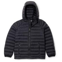 Columbia - Kid's Powder Pass Hooded Jacket - Kunstfaserjacke Gr XXS schwarz/grau