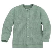 disana - Wabenstrick Jacke - Merinojacke Gr 110/116 türkis