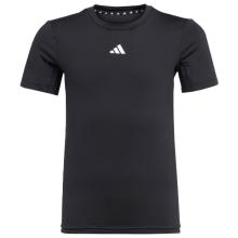 adidas - Kid's Techfit Tee - Funktionsshirt Gr 152 schwarz/grau