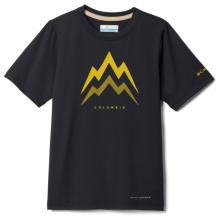 Columbia - Kid's Tech Trail Utility S/S Graphic Crew - Funktionsshirt Gr XXS schwarz