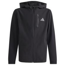 adidas - Kid's Hooded Tech Woven Jacke - Sweat- & Trainingsjacke Gr 140 schwarz