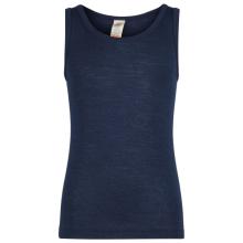 Engel - Kinder-Achselhemd - Seidenunterwäsche Gr 92 blau