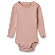 WHEAT - Kid's Rib Body L/S Regitze - Alltagsunterwäsche Gr 56 rosa