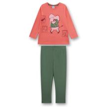 Sanetta - Kid's Pyjama 1/1 233667+233668 - Schlafanzug Gr 128 oliv