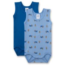 Sanetta - Boy's Doppelpack Body 0/0 - Alltagsunterwäsche Gr 80 blau