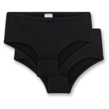 Sanetta - Kid's Doppelpack Cutbrief 349434 - Unterhose Gr 128 schwarz