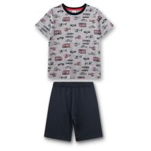 Sanetta - Kid's Pyjama 1/2 233739 - Alltagsunterwäsche Gr 92 grau