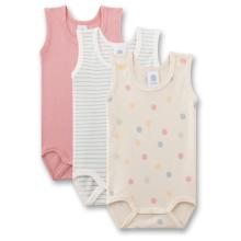 Sanetta - Kid's Set Body 0/0 324979 3-Pack - Alltagsunterwäsche Gr 74 beige