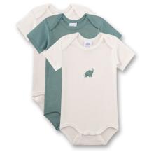 Sanetta - Kid's Set Body 1/2 324964 3-Pack - Alltagsunterwäsche Gr 74 weiß
