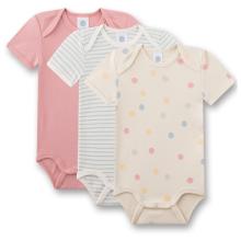 Sanetta - Kid's Set Body 1/2 324984 3-Pack - Alltagsunterwäsche Gr 74 beige