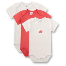 Sanetta - Kid's Set Body 325029 3-Pack - Alltagsunterwäsche Gr 74 weiß
