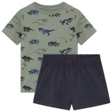 Minymo - Kid's T-Shirt+Short Set AOP 134358 - Overall Gr 92 blau