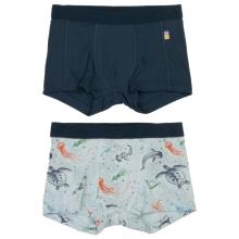 Joha - Kid's Boxershorts 2-Pack - Unterhose Gr 100 blau/grau