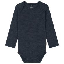 Mikk-Line - Kid's Merino Wool L/S Body - Merinounterwäsche Gr 56 blau